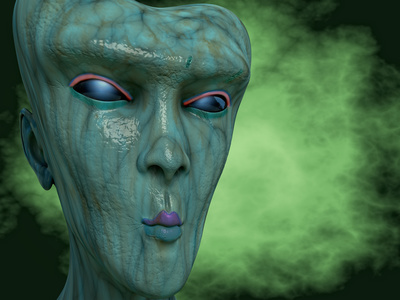 Alien SCIFI portrait